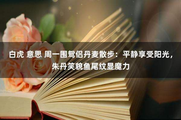 白虎 意思 周一围鸳侣丹麦散步：平静享受阳光，朱丹笑貌鱼尾纹显魔力